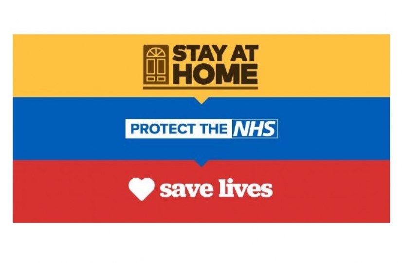 Stay Safe Stay Home Logo UK Government 