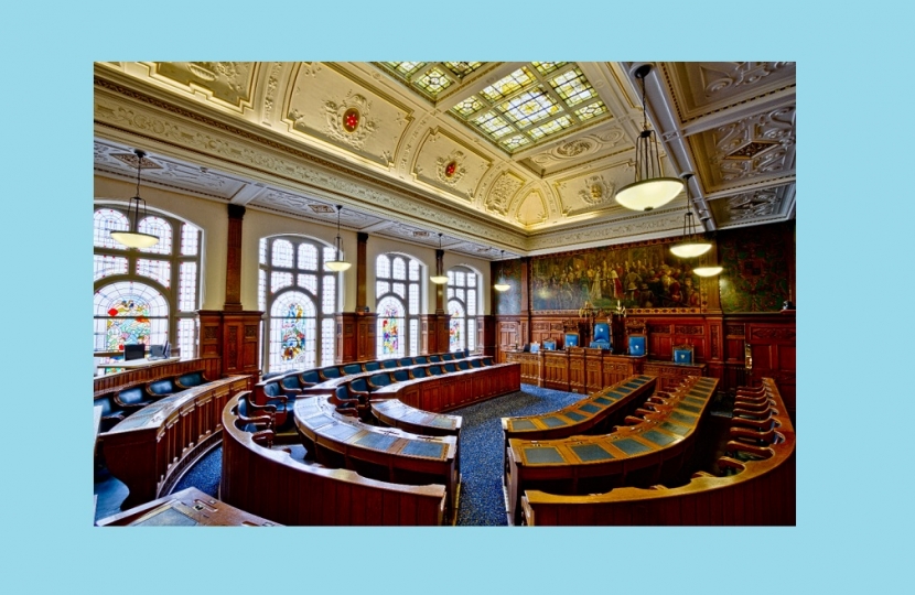 Image of a traditional Council Chamber